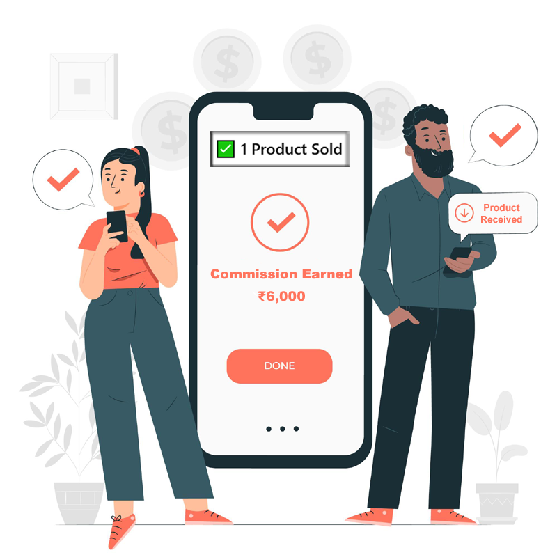 Illustration: Promote and Earn with Digital Products